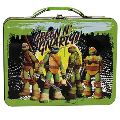 ninja turtle metal lunch box|teenage mutant ninja turtle lunch box.